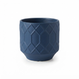 Izel Planter 19x18 Navy — studio view