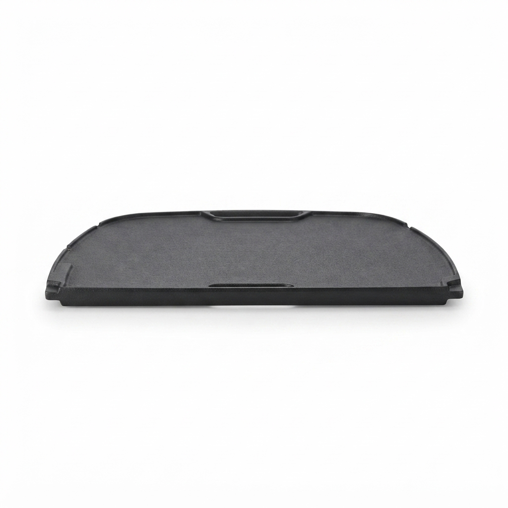 Travel Q Range Cast Iron Reversible Griddle Plate — front view