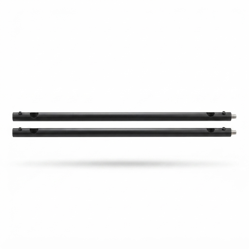 2pc Extension Mount Poles 900mm - Black — front view