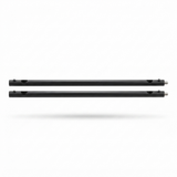 2pc Extension Mount Poles 900mm - Black — front view