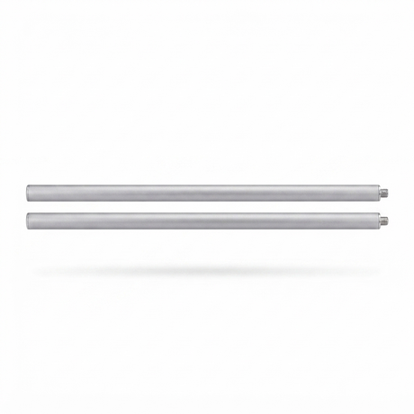 Max Classic Extension Mount Poles 600mm - Silver — front view