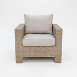 Banksia Armchair - Driftwood Stone — front view