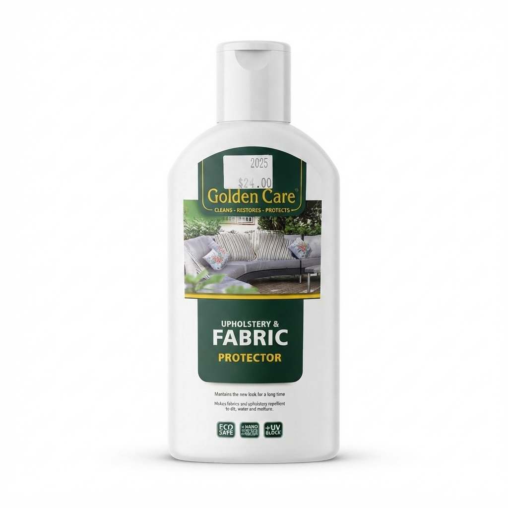 Golden Care Fabric Protector — front view