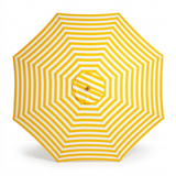 Replacement Canopy for 3m Aluminium Umbrella - Yellow and White Stripe — front view