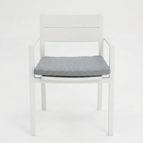 Dallas Dining Chair - White — front view