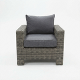 Banksia Armchair - Grey Storm — front view