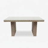 Amani Lounge Dining Table - Driftwood — front view