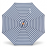 Replacement Canopy for 3m Aluminium Umbrella - Navy and White Stripe — front view