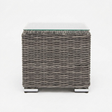 Amani Side Table - Grey — front view
