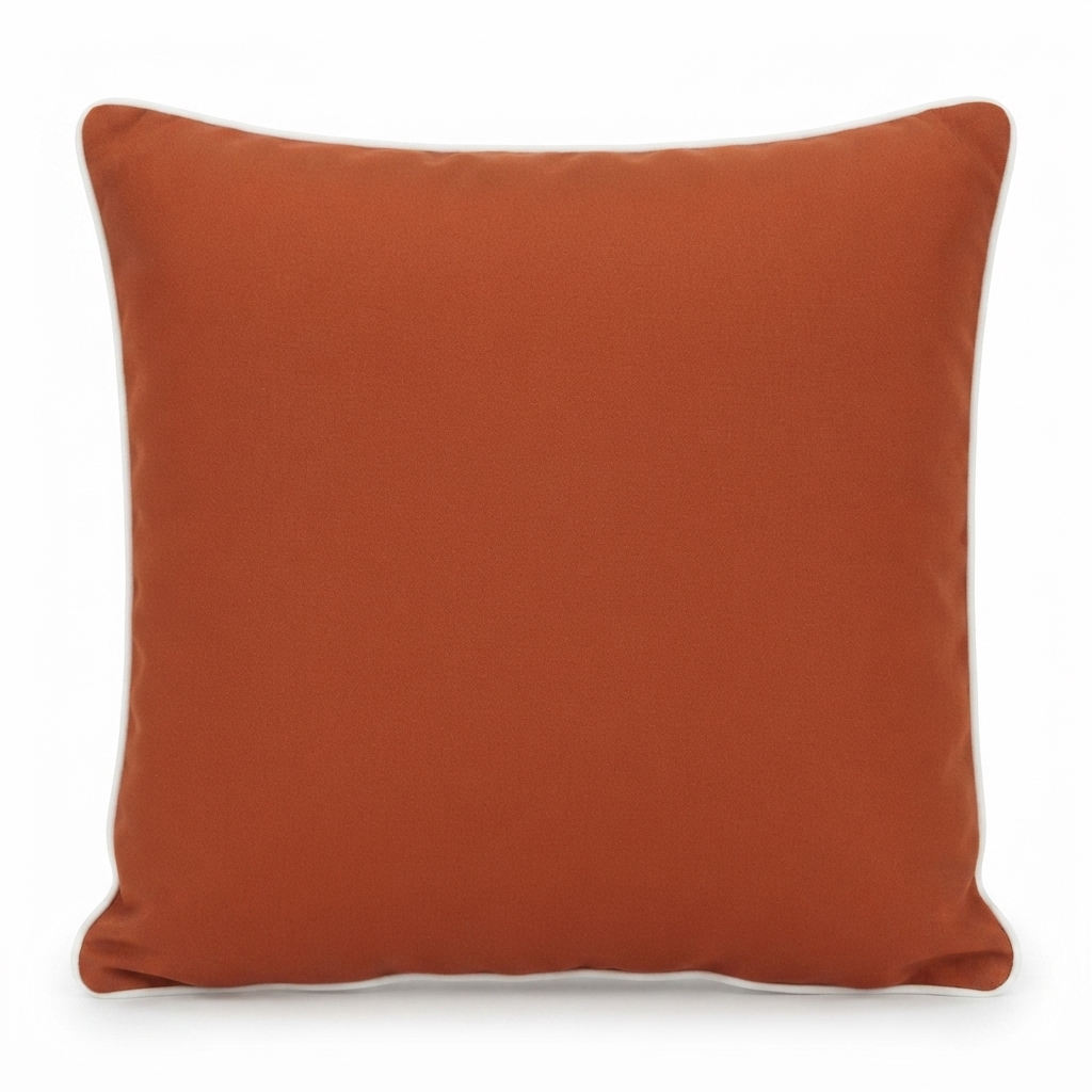 Orange Rust Outdoor Cushion 45cm — front view