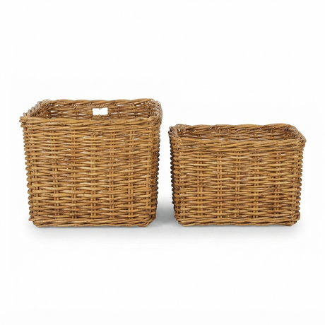 Natural Rattan - Log Storage — front view