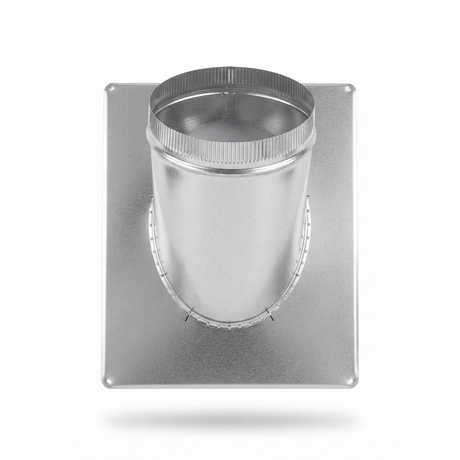 Exterior Wall Plate with Spigot — front view