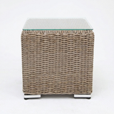 Amani Side Table - Driftwood — front view