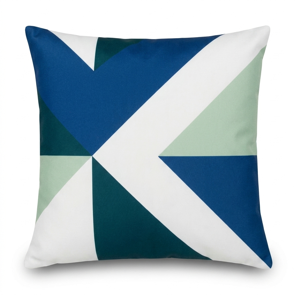 Abstract Outdoor Cushion 45x45cm — front view