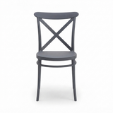 Cross-Back Chair — front view