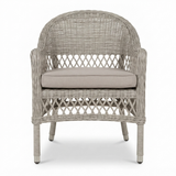 Cronulla Wicker Dining Chairs — front view