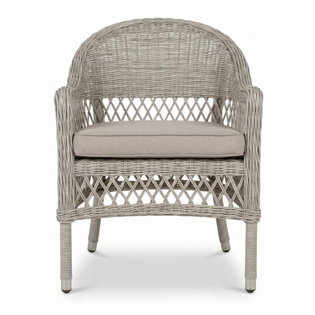 Cronulla Wicker Dining Chairs — front view