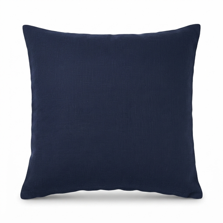 Linen Navy - Indoor Cushion (50 x 50) — front view