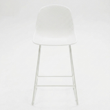 Palma Bar Stool - White — front view
