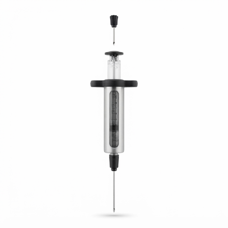 Stainless Steel Marinate Injector — front view