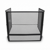 Child Guard Mesh Fire Screen for Woodheaters — front view