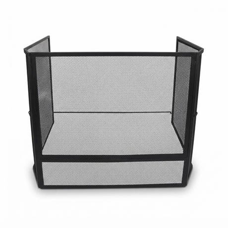 Child Guard Mesh Fire Screen for Woodheaters — front view
