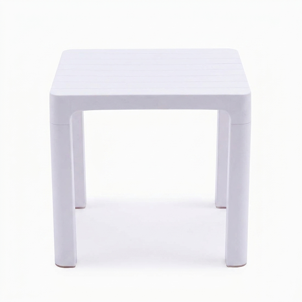 Aloha Side Table - White — front view