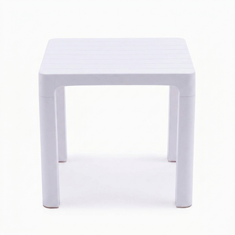 Aloha Side Table - White — front view