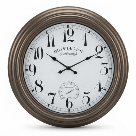 Outdoor Water Resistant Clock - Scarborough 58cm — front view