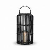 Toby Cylinder Lantern Black Large — front view