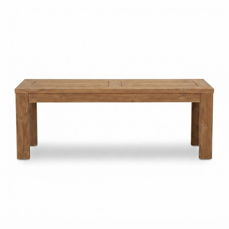 Palmer 160 Teak Bench — front view