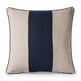Linen Laguna Stripes - Indoor Cushion (50 x 50) — front view