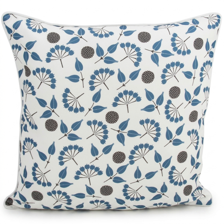 Popcorn Blue 45x45cm Outdoor Cushion — front view
