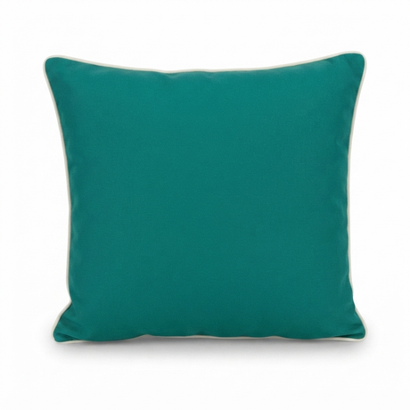 Teal Green 45x45 Outdoor Cushion — front view