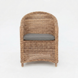 Portland Dining Chair - Natural — front view