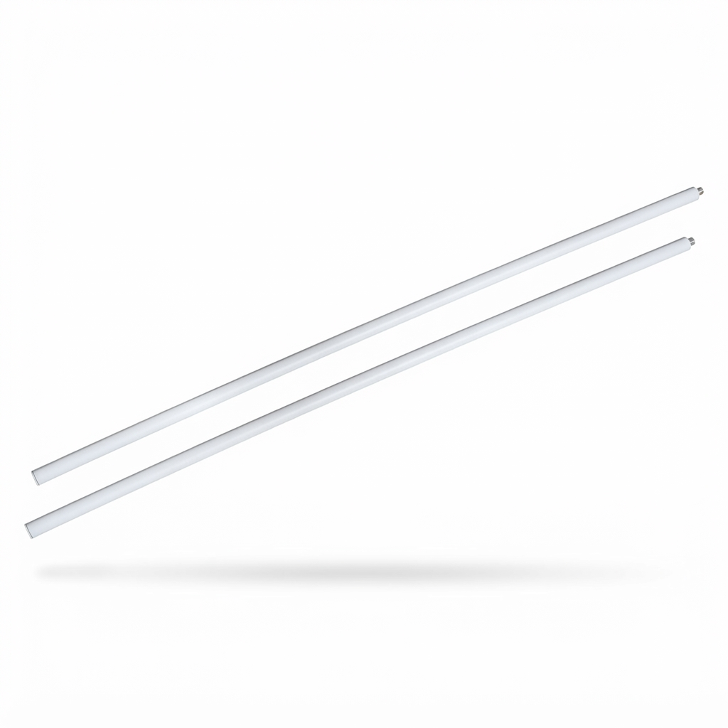 Intense Elegance Extension Poles 1200mm - White — front view