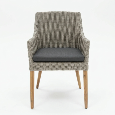 Faro Dining Chair - Kobo Grey — front view
