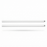 Intense Elegance Extension Poles 600mm - White — front view
