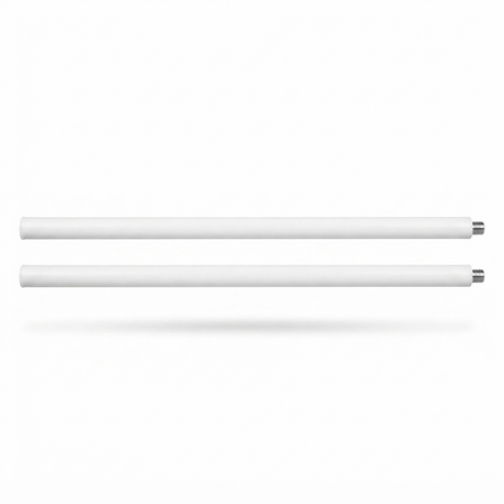 Intense Elegance Extension Poles 600mm - White — front view