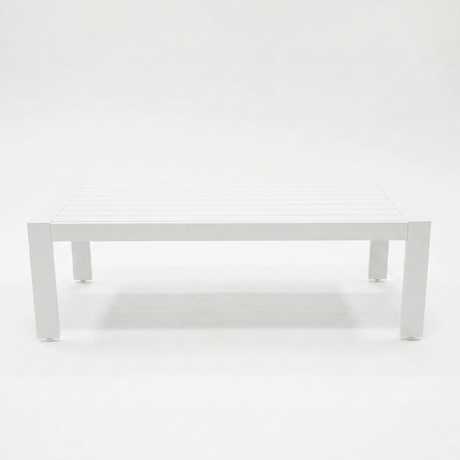 Dallas Coffee Table - White — front view