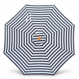 Replacement Canopy for 3m Aluminium Umbrella - Black and White Stripe — front view