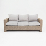 Banksia 3 Seat Sofa - Driftwood Stone — front view