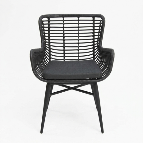 Astrid Dining Chair - Black — front view