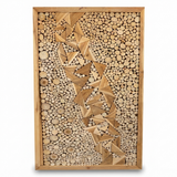 Teak Wall Art - Milkyway — front view
