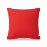 Pantone Red 45x45 Outdoor Cushion — front view