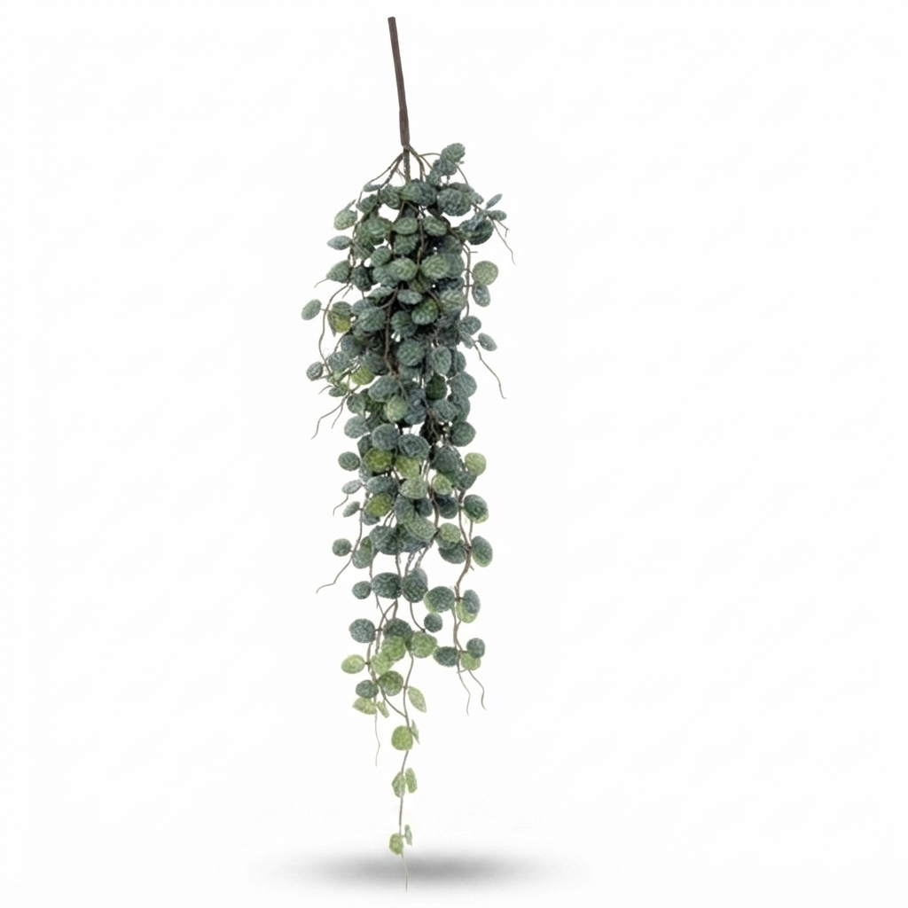 Plastic Leaf Bush 71cm — front view