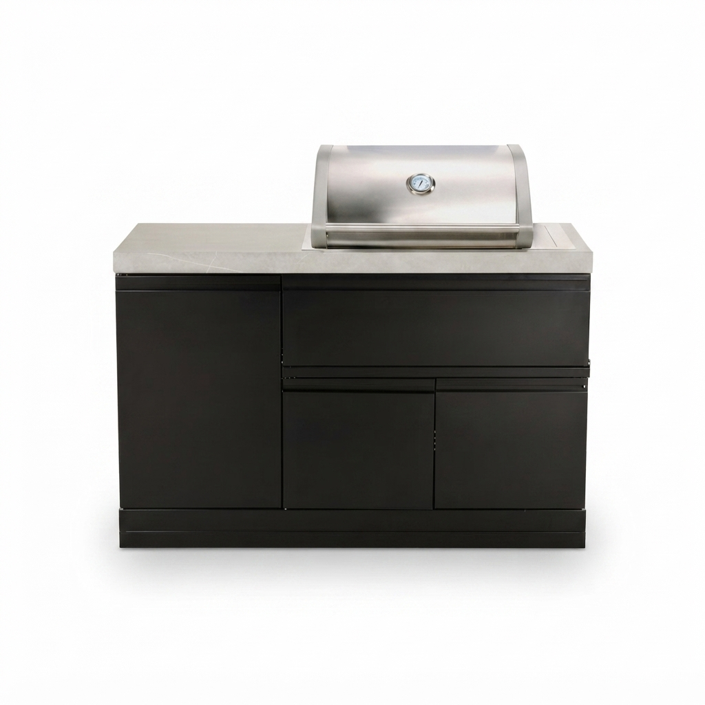 Crossray 2 Burner Gas BBQ Kitchen TC2K-MK2 — front view