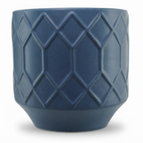 Izel Planter 12 x 12 Navy — front view