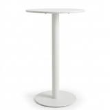 Kenty Bar Table 600mm White — front view