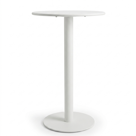 Kenty Bar Table 600mm White — front view